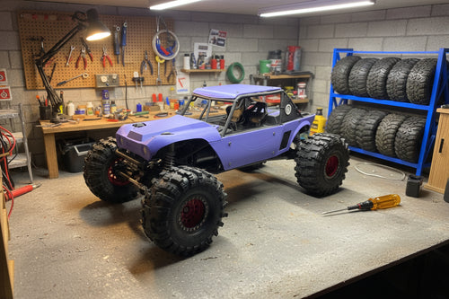 H10 optic in purple in scale workshop